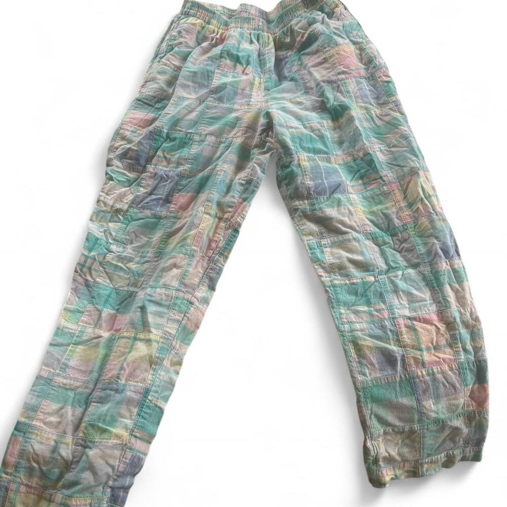 Multicoloured Vintage 90s Patchwork Trousers - image 1
